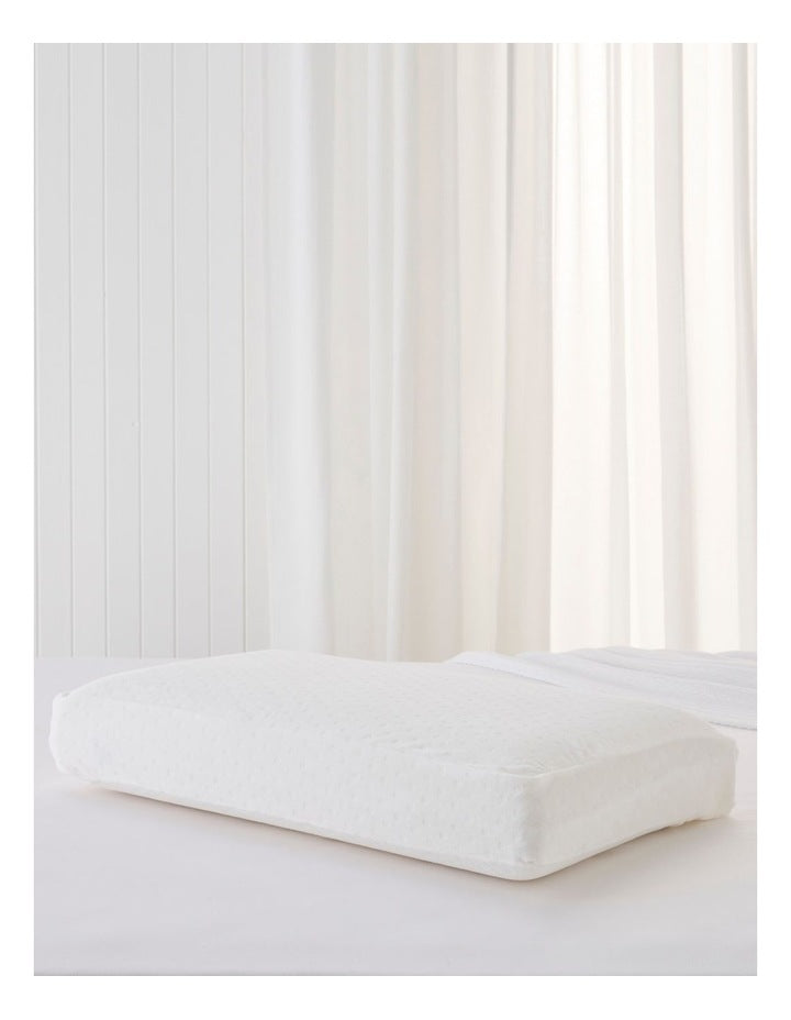 Impressions Classic Memory Foam Pillow in White