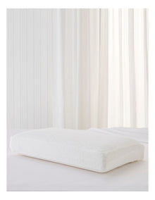Impressions Classic Memory Foam Pillow in White