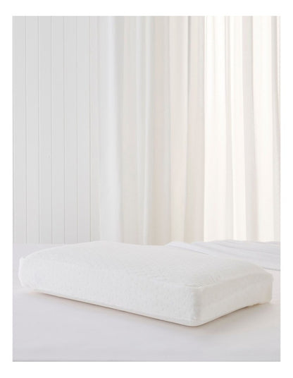 Impressions Classic Memory Foam Pillow in White
