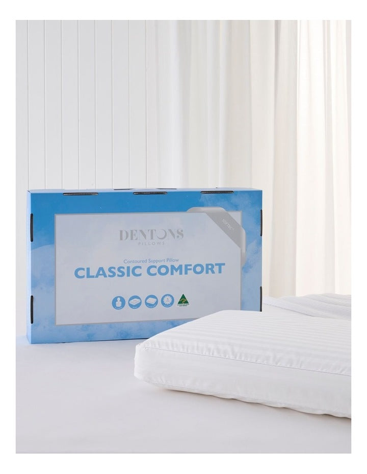 Comfort Classic Foam Pillow in White