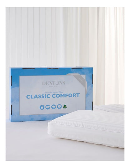 Comfort Classic Foam Pillow in White