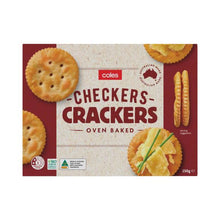 COLES CRACKERS CHECKERS