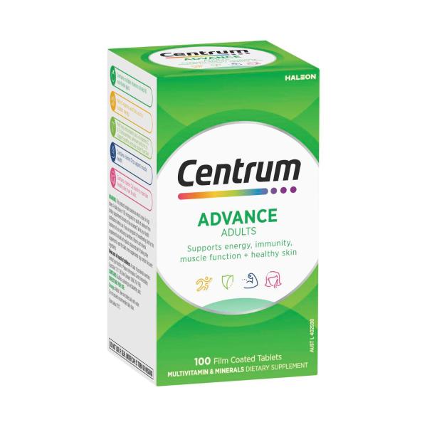 CENTRUM ADVANCE MULTIVITAMIN 100PK