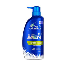 HEAD AND SHOULDERS ULTRA MEN SPORTS FRESH: MENS 2IN1 ANTI DANDRUFF SHAMPOO AND CONDITIONER 750 ML