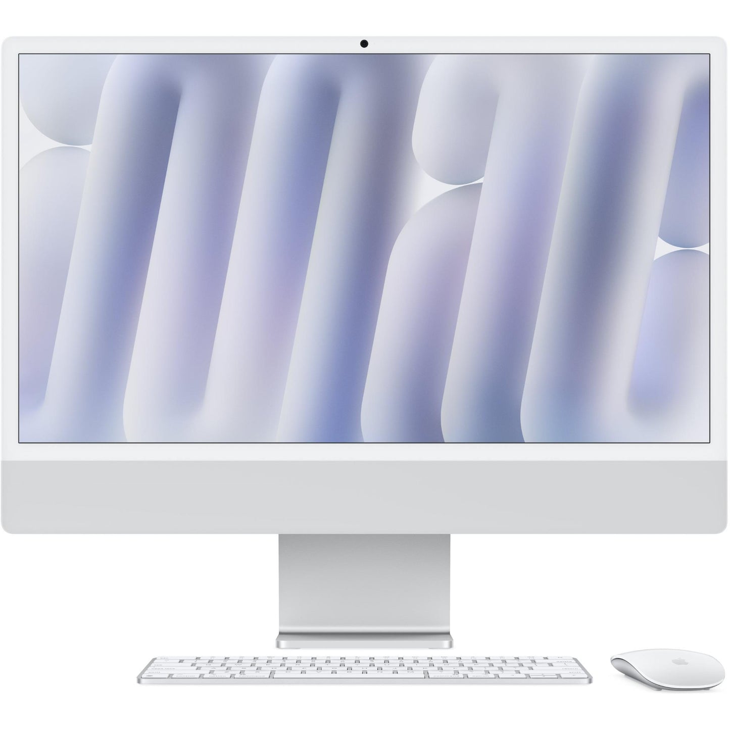 Apple iMac with Retina 4.5K Display 24-inch, M4 Chip 8-core 256GB (Silver)[2024]
