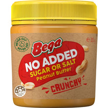 Bega Peanut Butter No Added Sugar Or Salt Crunchy 325g