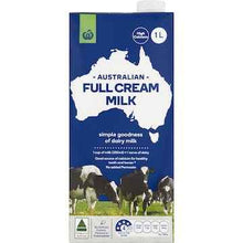 Woolworths Full Cream Long Life Milk UHT 1L