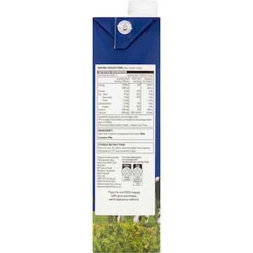Woolworths Full Cream Long Life Milk UHT 1L