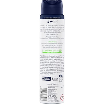 Nivea Men Sensitive Protect Aerosol 72hr Antiperspirant Deodorant 250mL