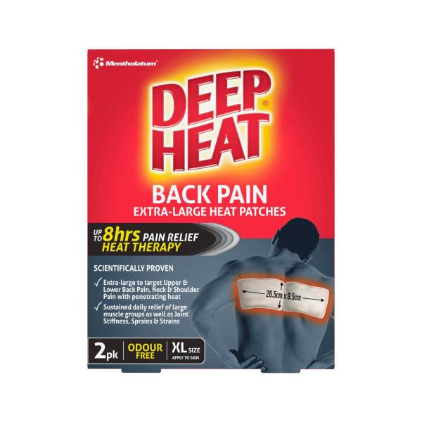DEEP HEAT PATCHES BACK