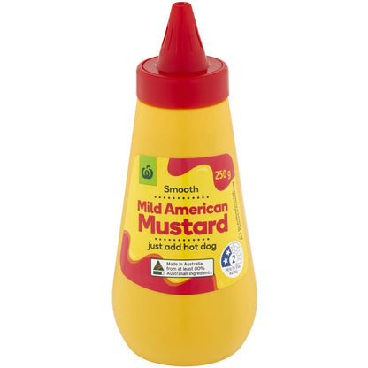 Woolworths Mild American Mustard 250g