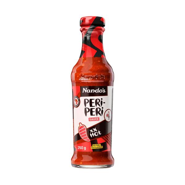 NANDO'S PERI PERI XX HOT CHILLI SAUCE 250G