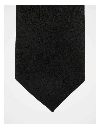 Paisley Tie in Black