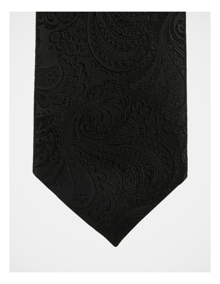 Paisley Tie in Black