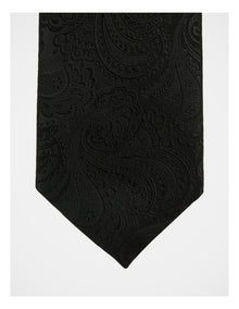 Paisley Tie in Black