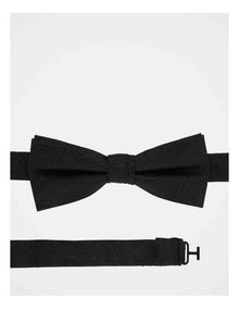 Paisley Bow Tie in Black