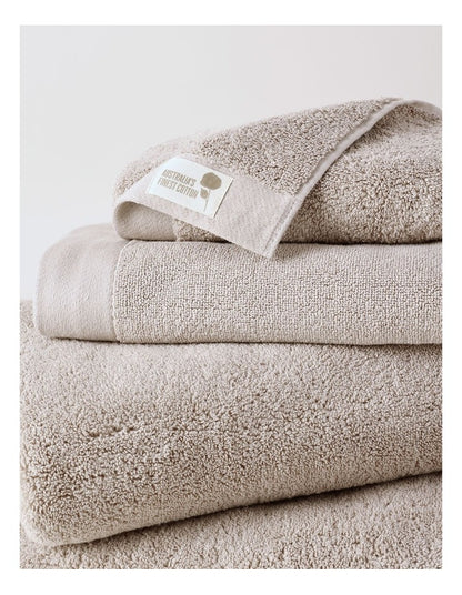 Australian Cotton Towel Range in Stone