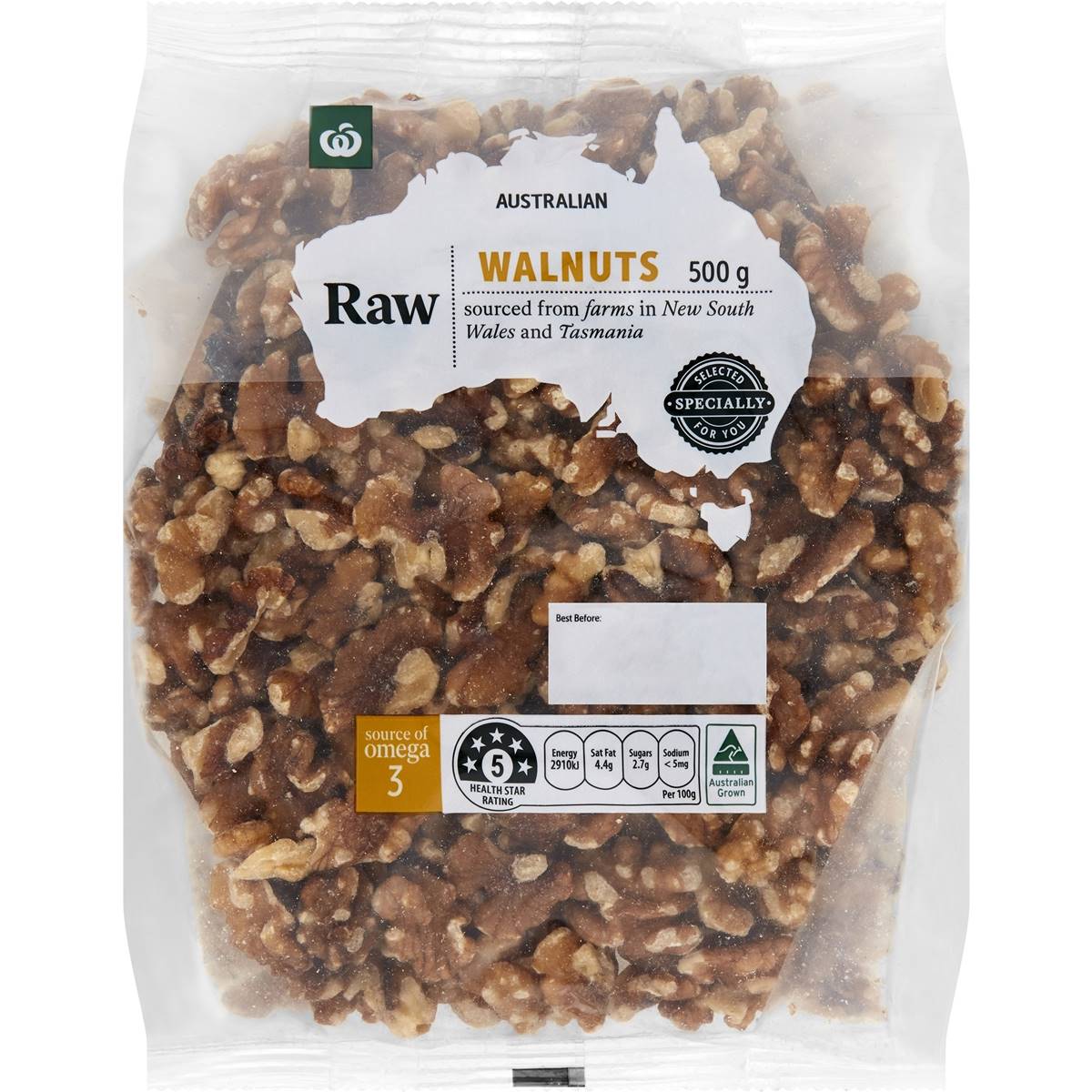 Woolworths Walnuts Kernel 500g