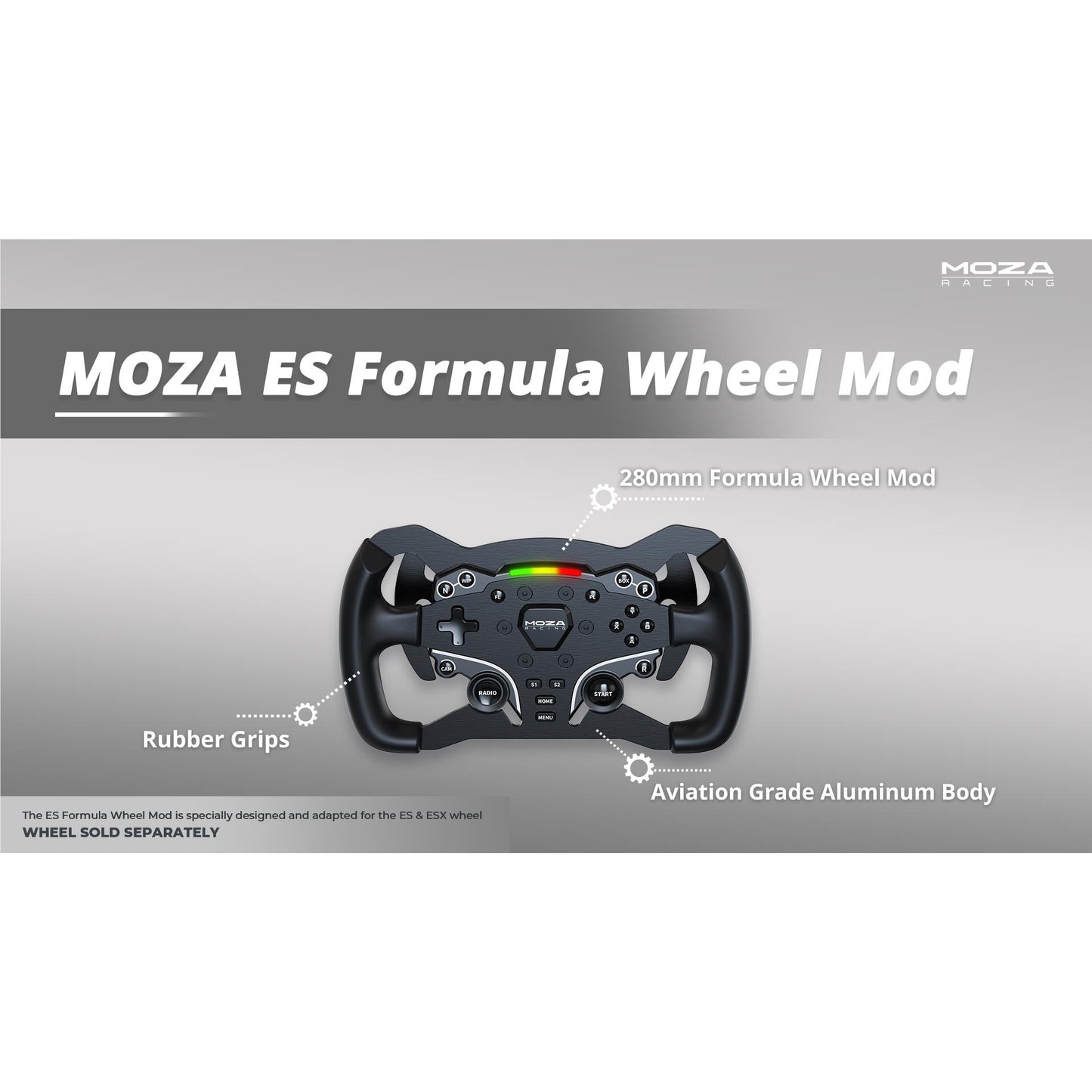 MOZA ES & ESX Formula Wheel Rim Mod