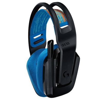 Logitech G G535 LIGHTSPEED Wireless Gaming Headset for PlayStation 5 (Black/Blue)