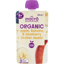 Macro Organic Baby FoodApple Banana & Blueberry Muesli 6m 120g