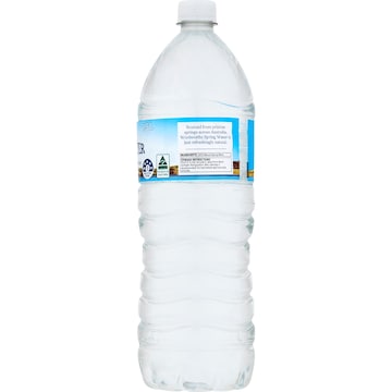 Woolworths Spring Water Bottle 1.5L