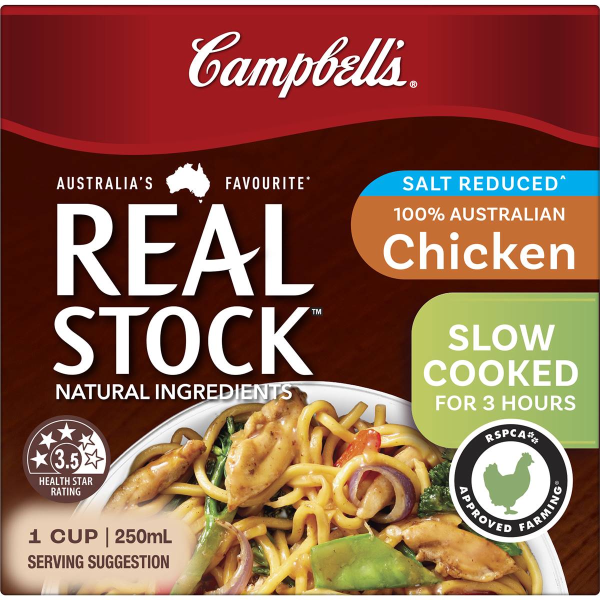 Campbell's Real Stock Salt Reduced Chicken 250ml