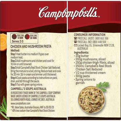 Campbell's Real Stock Salt Reduced Chicken 250ml