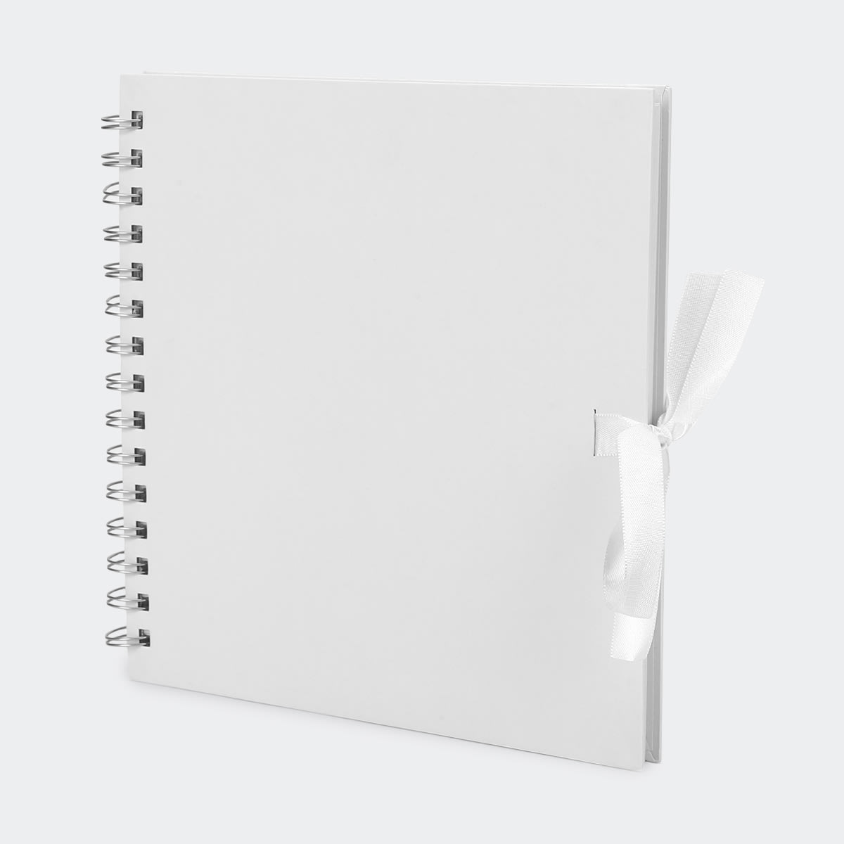 8in. x 8in. Scrapbook - White