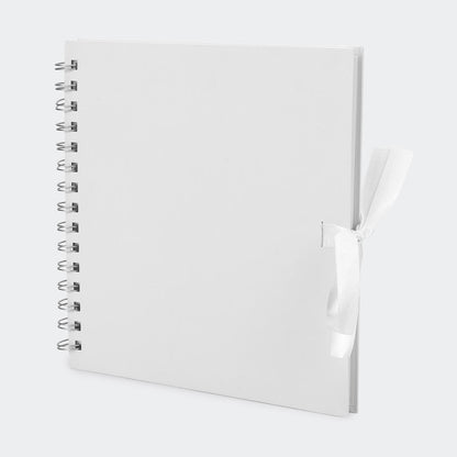 8in. x 8in. Scrapbook - White