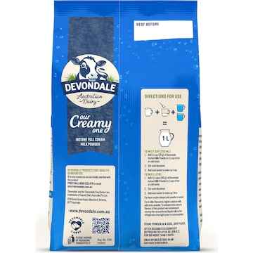 Devondale Full Cream Long Life Milk Powder UHT 1kg