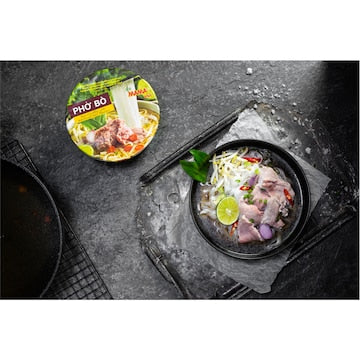 Mama Pho Bo Beef Rice Noodle Bowl 65g