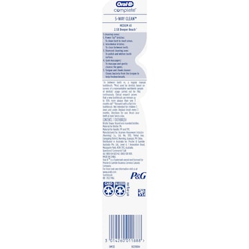 Oral-B Complete 5 Way Clean Medium Toothbrush each