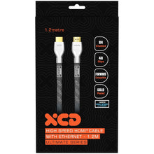 XCD Essentials Ultra High Speed Braided HDMI Cable 4K/8K 1.2m V2