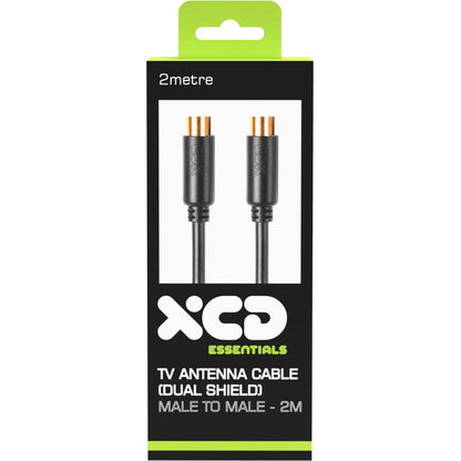 XCD Essentials Antenna Cable Dual Shield 2m V2