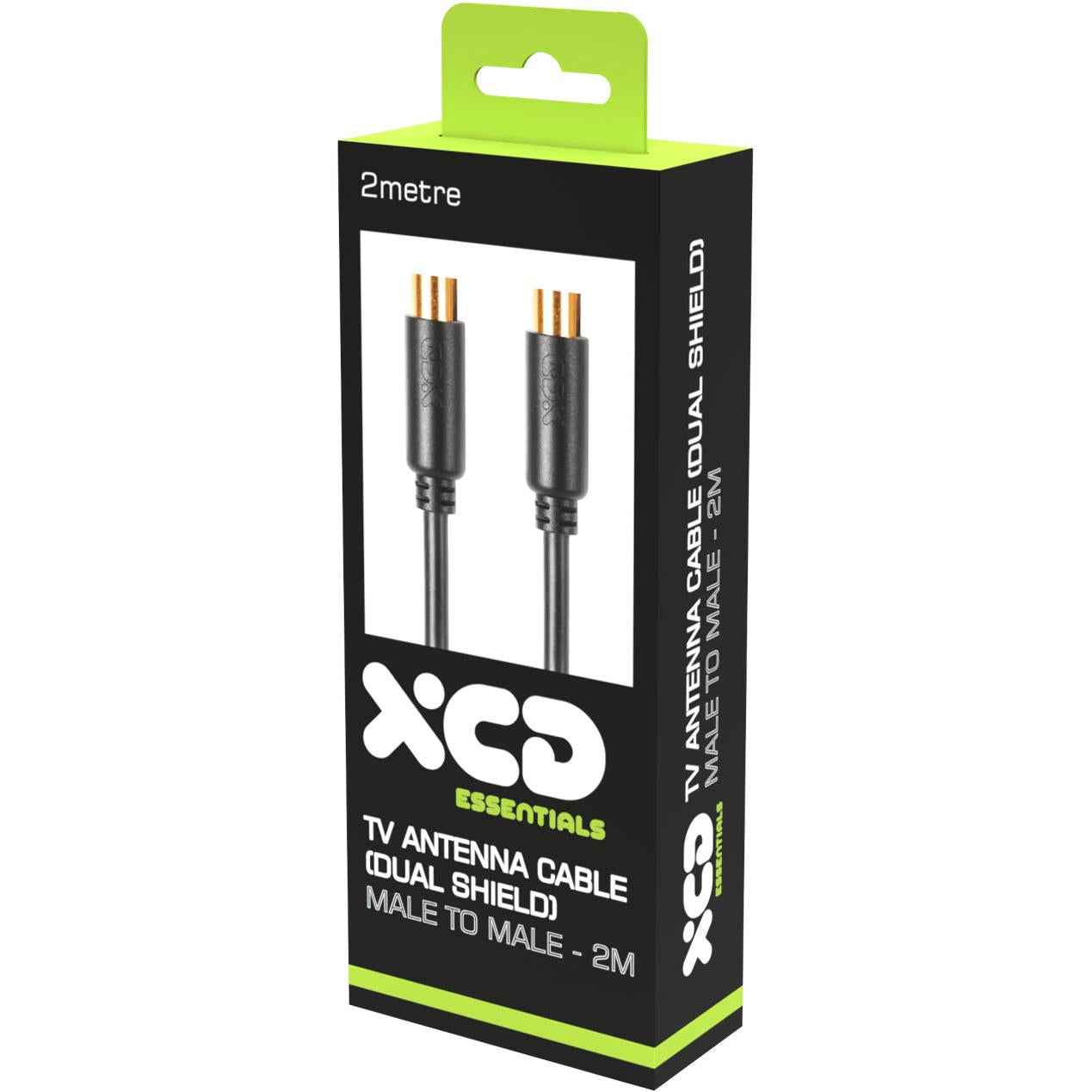 XCD Essentials Antenna Cable Dual Shield 2m V2