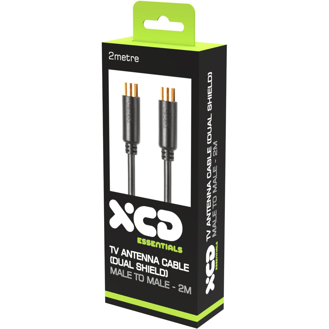XCD Essentials Antenna Cable Dual Shield 2m V2