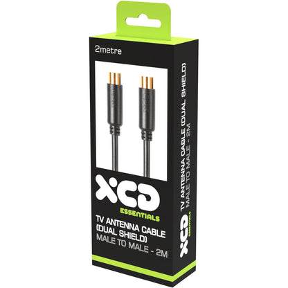 XCD Essentials Antenna Cable Dual Shield 2m V2