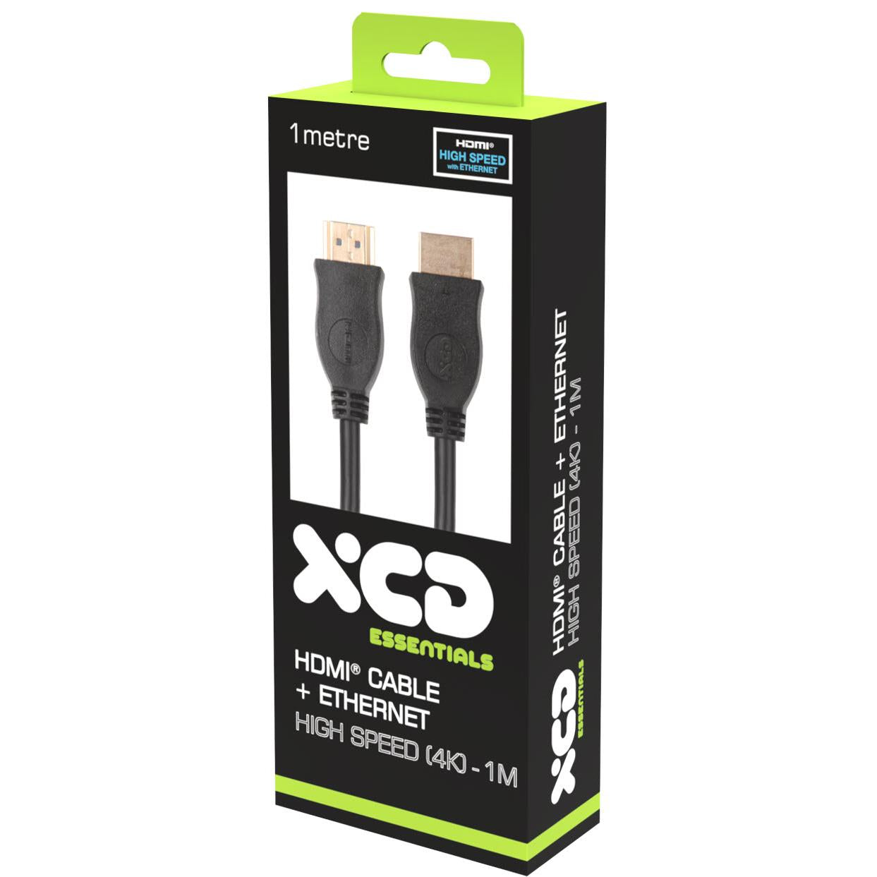 XCD Essentials High Speed HDMI Cable with Ethernet 4K 1m