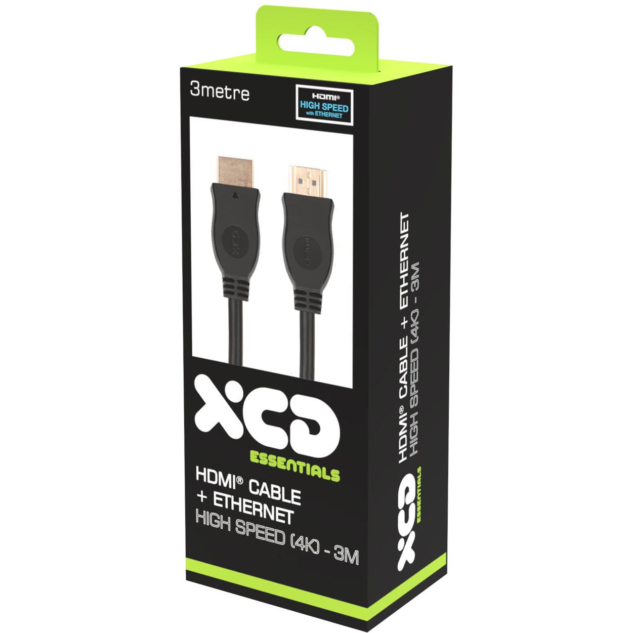 XCD Essentials High Speed HDMI Cable with Ethernet 4K 3m V2