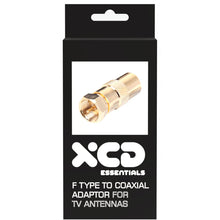 XCD F Type to Coaxial Adaptor