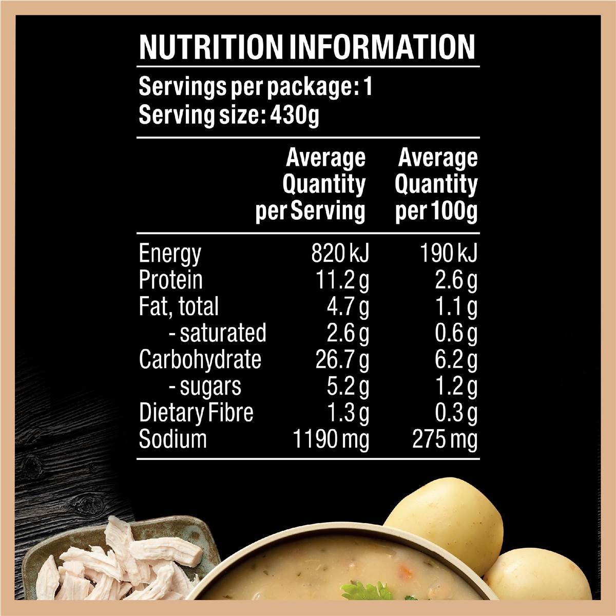 Heinz Soup Of The Day Old Fashioned Chicken Soup Pouch 430g
