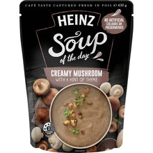 Heinz Soup Of The Day Creamy Mushroom With Thyme Soup Pouch 430g