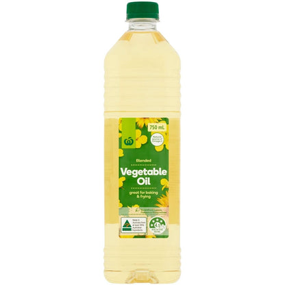 Woolworths Vegetable Oil 750ml
