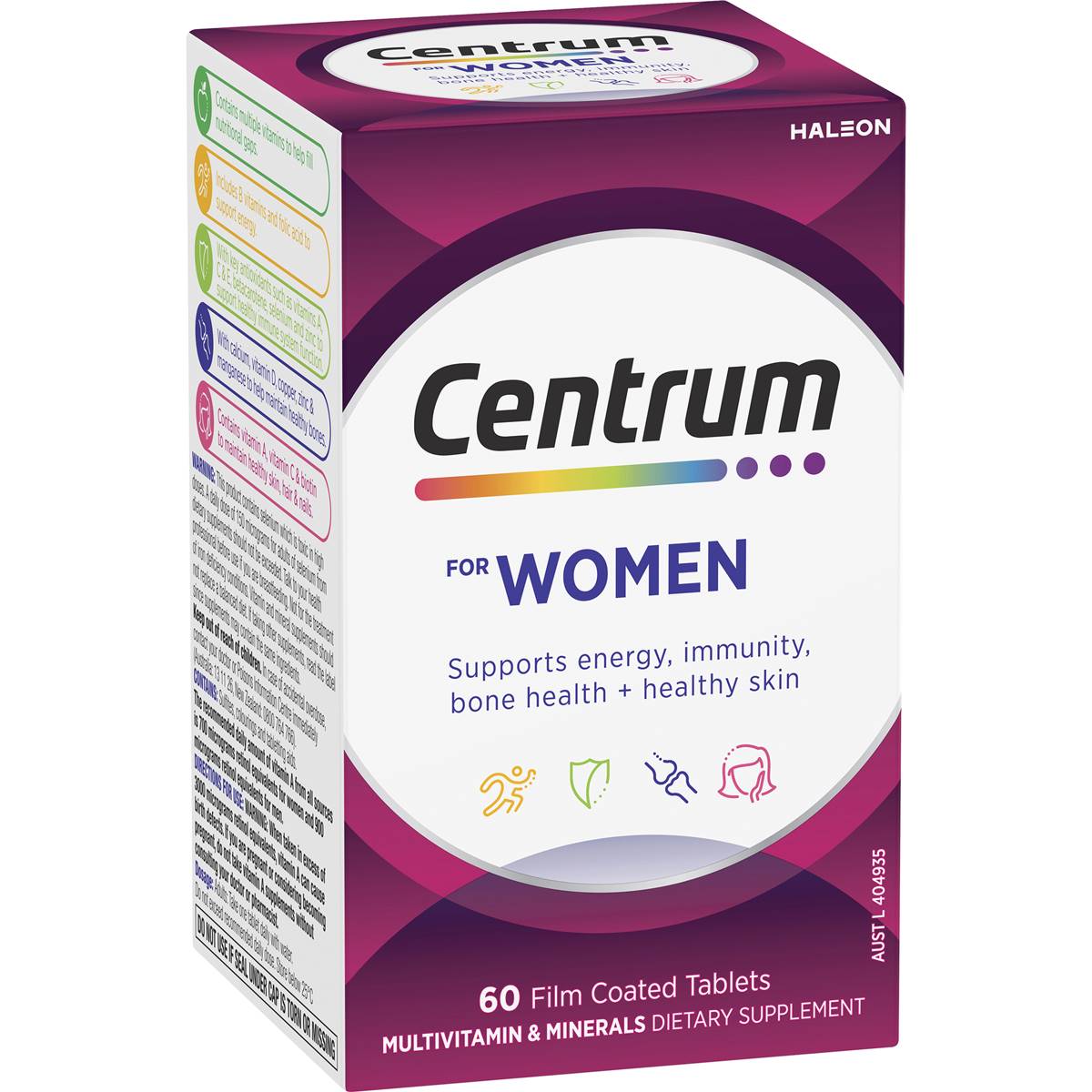 Centrum Women Daily Multivitamin Supplements 60 Pack