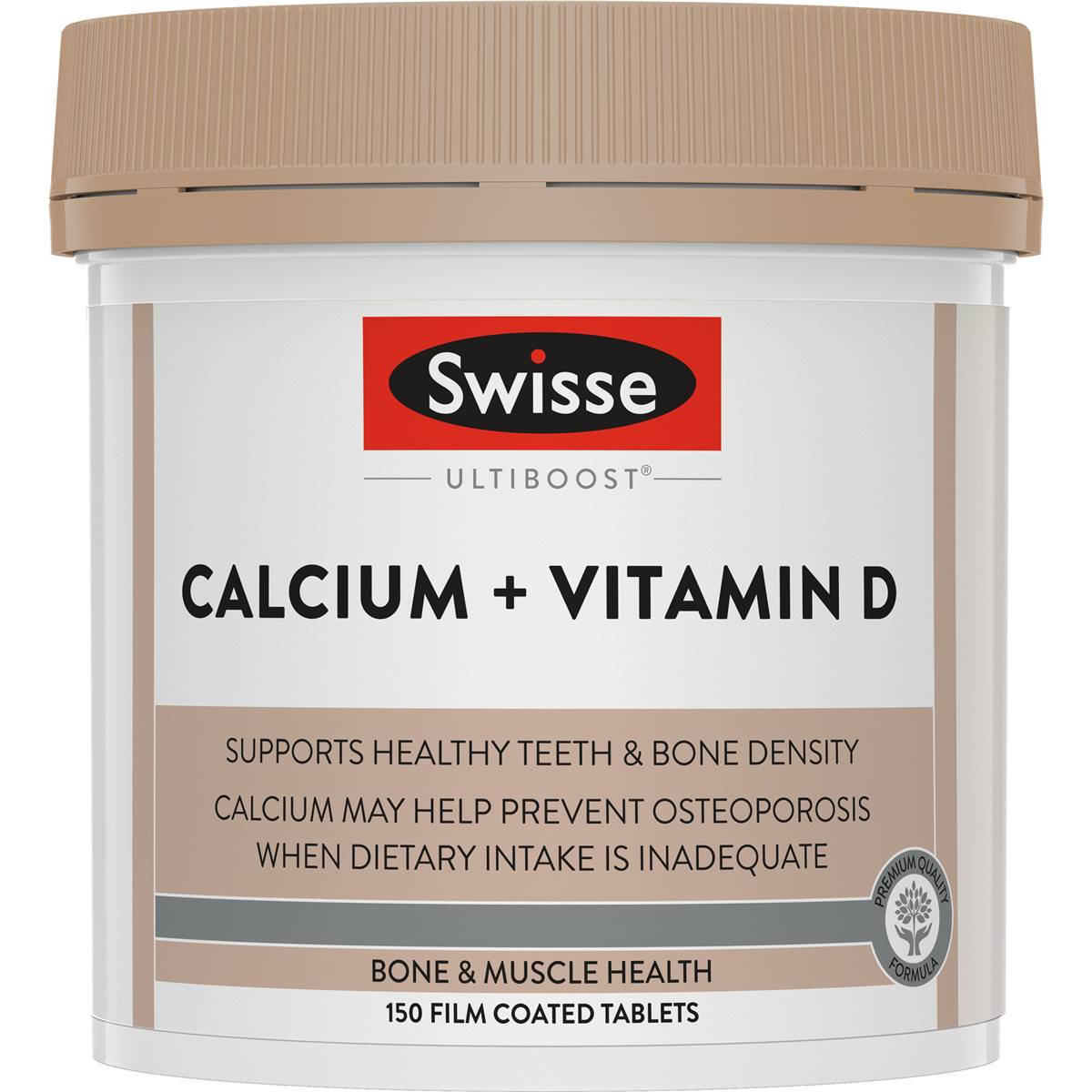 Swisse Ultiboost Calcium + Vitamin D Tablets 150 pack