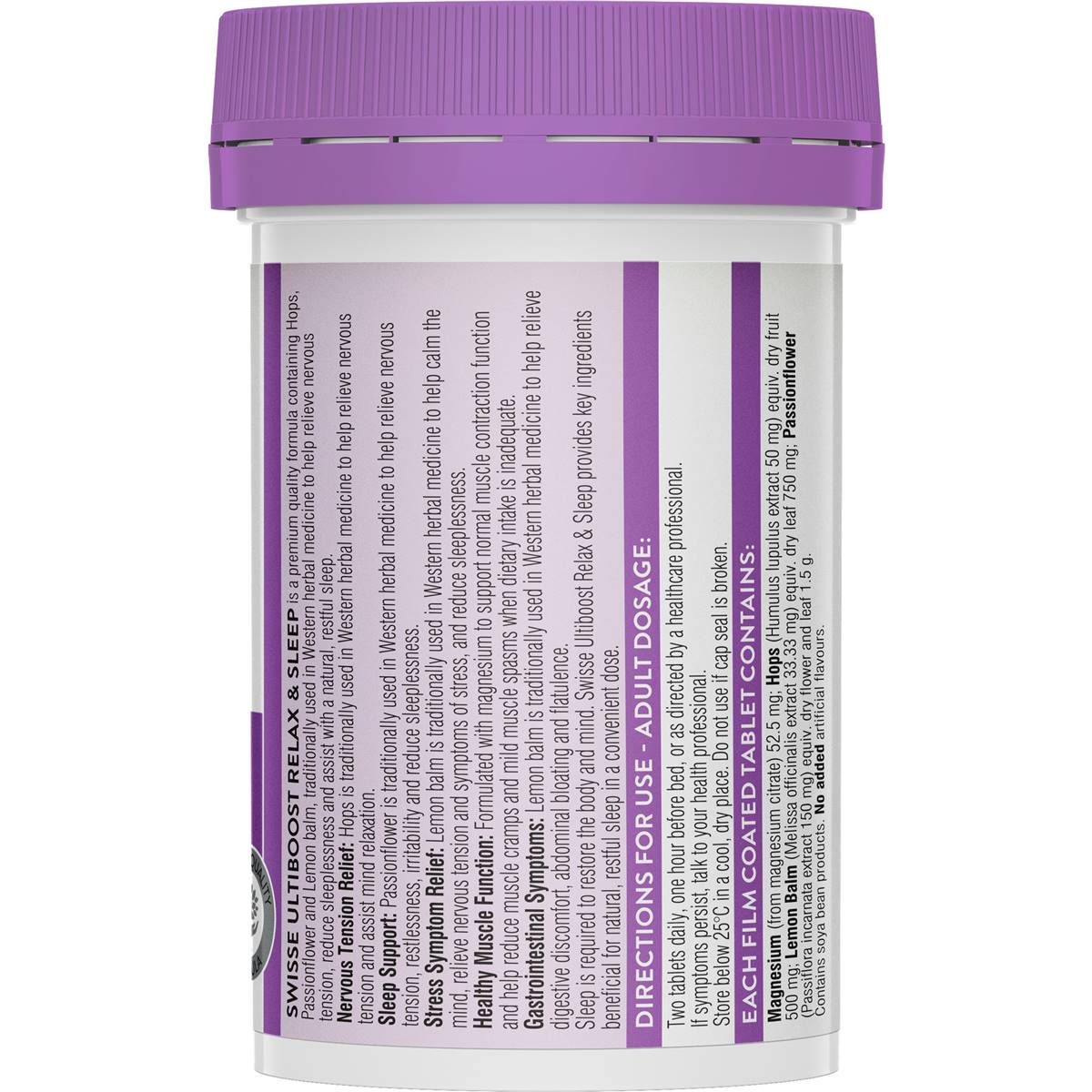 Swisse Ultiboost Relax + Sleep Tablets 60 pack
