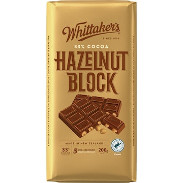 Whittaker's Block Hazelnut 200g