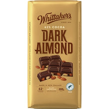 Whittaker's Block Dark Almond 200g