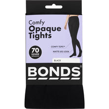 Bonds Comfy Tops Opaque Tights Black Med-Lge Each
